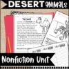 Desert Animals Unit