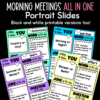 Free Morning Meeting Slides for Back to School - Image 2
