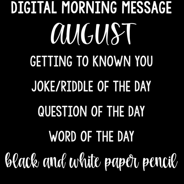 Free Morning Meeting Slides for Back to School - Image 5