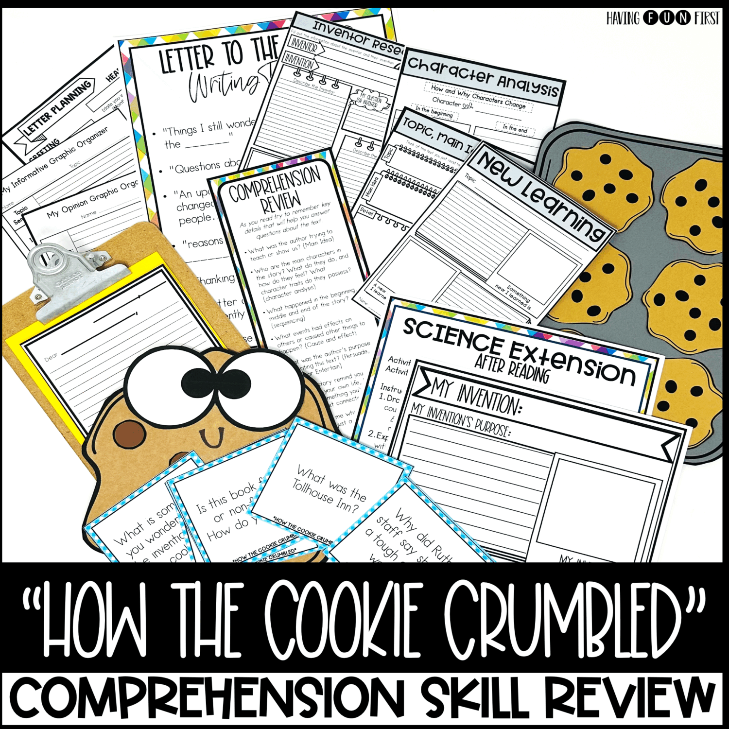 How the Cookie Crumbled activities