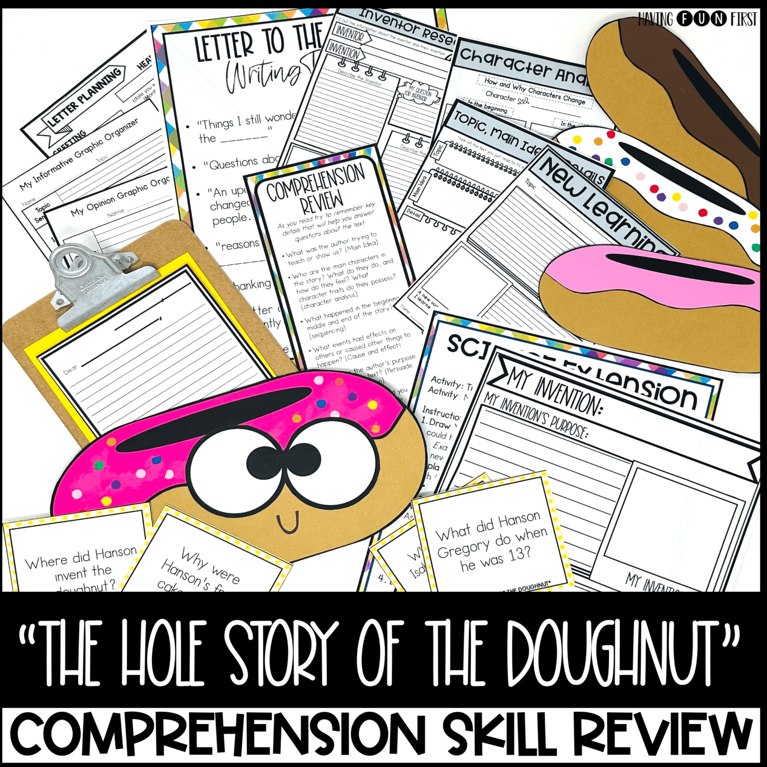 The Hole Story of the Doughnut activities
