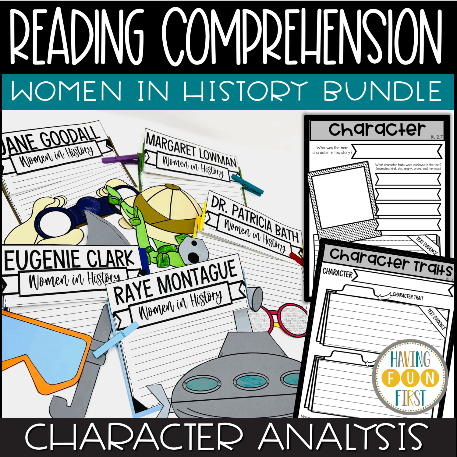 Women's History Month activities bundle